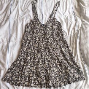 Brandy Melville Floral Print Baby Doll Dress OS